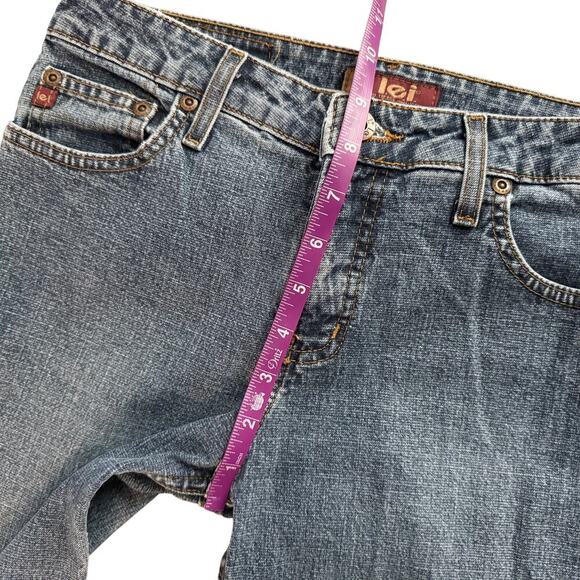 VTG l.e.i. Jeans Women Size 3 Blue Bootcut Western Y2K Boho Vintage 90s 1171 - Picture 9 of 14